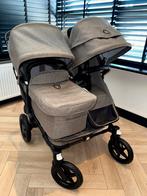 Bugaboo Donkey 5 Duo  - Premium Collectie Taupe (garantie), Kinderen en Baby's, Kinderwagens en Combinaties, Verstelbare duwstang