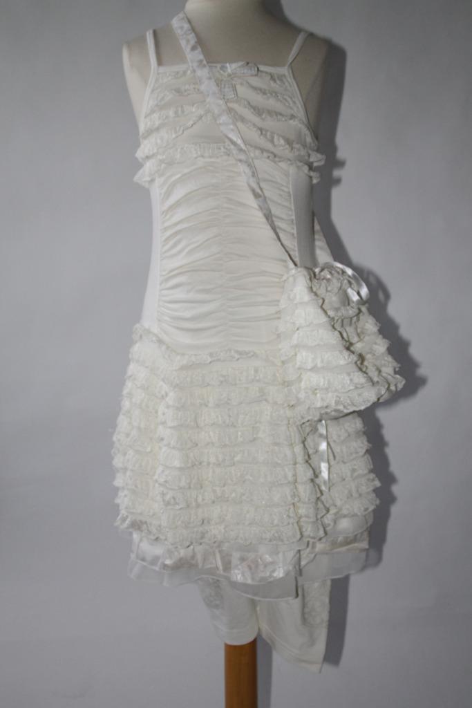 CARBONE 3 delige bruids/communie set 116-122 als ~~nieuw~~, Kinderen en Baby's, Kinderkleding | Maat 116, Zo goed als nieuw, Meisje