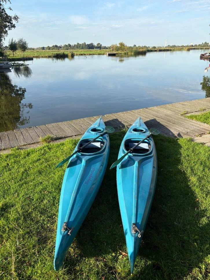 1 kajak plus peddel, Watersport en Boten, Kajaks, Gebruikt, 1-persoons, Ophalen