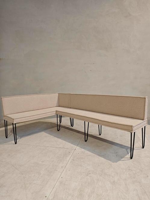 Eethoekbank muurbank hoekbank merk Bodilson eetbank beige, Huis en Inrichting, Complete eetkamers, Nieuw, Ophalen