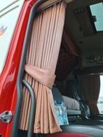 Zijgordijnen bruin, Ophalen of Verzenden, Gebruikt, Overige merken, Interieur en Bekleding