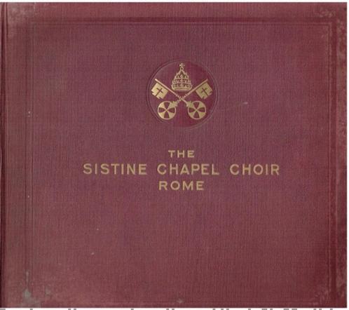 The Sistine Chapel Choir Rome Lorenzo Perosi 4xShellac, 12", Cd's en Dvd's, Vinyl | Klassiek, Zo goed als nieuw, Barok, Ophalen of Verzenden