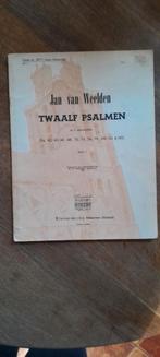 Jan van Weelden - Twaalf Psalmen Orgelmuziek, Muziek en Instrumenten, Orgel, Gebruikt, Klassiek, Ophalen of Verzenden