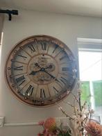 Wandklok rosegoud, Huis en Inrichting, Woonaccessoires | Klokken, Ophalen, Zo goed als nieuw, Wandklok
