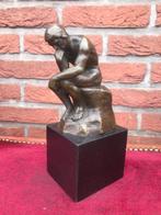 bronzen beeld, de denker/ le penseur, Rodin, Antiek en Kunst, Kunst | Beelden en Houtsnijwerken, Ophalen of Verzenden