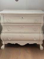 Barok Ladekast Wit, Ophalen, Gebruikt, 50 tot 100 cm, 3 of 4 laden