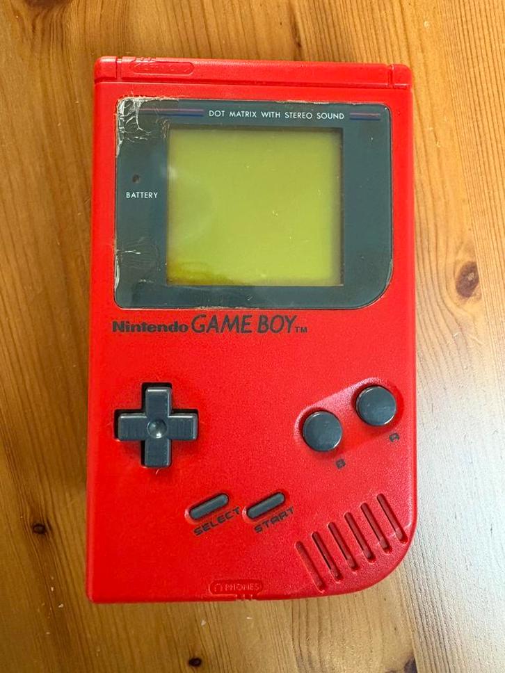 Nintendo Gameboy classic rood, Spelcomputers en Games, Games | Nintendo Game Boy, Gebruikt, Avontuur en Actie, 1 speler, Vanaf 3 jaar