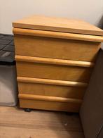 Ladekastje voor onder het bureau, Huis en Inrichting, Kasten | Ladekasten, Ophalen, Gebruikt, 50 tot 100 cm, 3 of 4 laden