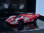 1:43 Porsche 917 winnaar Le Mans 1970 giftbox minichamps, Ophalen of Verzenden, MiniChamps, Zo goed als nieuw, Auto