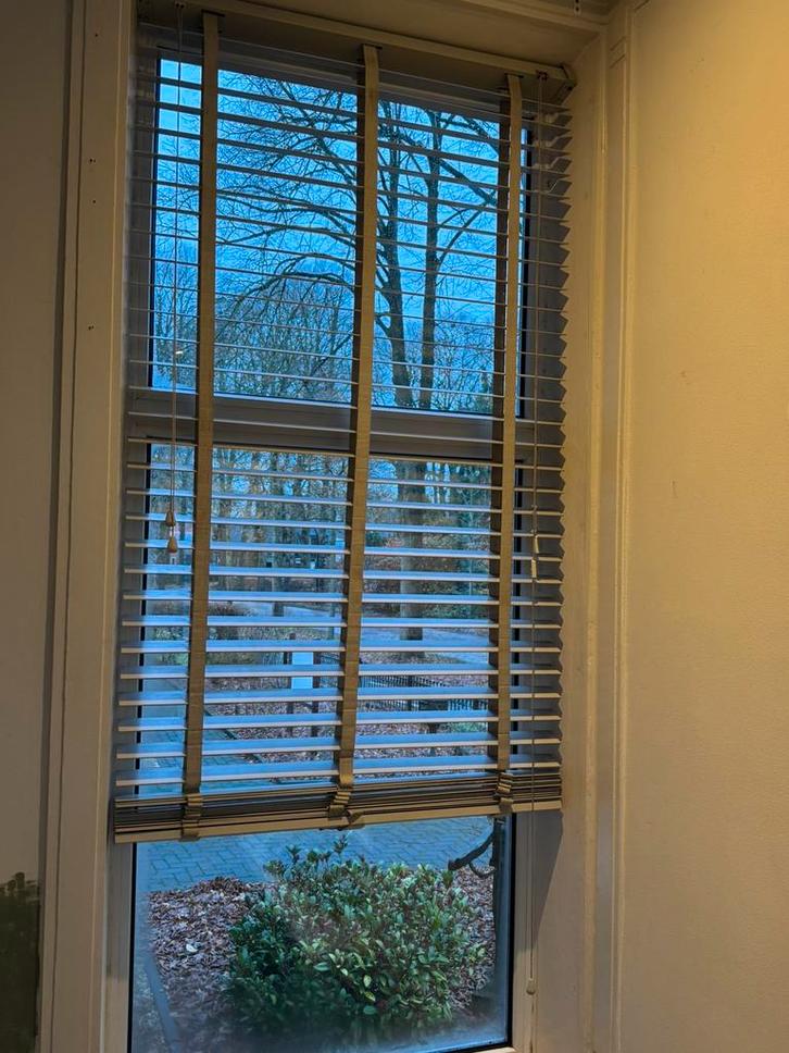 5stuks jaloezie, Huis en Inrichting, Stoffering | Gordijnen en Lamellen, Gebruikt, 200 cm of meer, 150 tot 200 cm, Crème, Ophalen