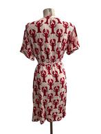 Fabienne Chapot jurk L, Ophalen of Verzenden, Zo goed als nieuw, Rood, Onder de knie