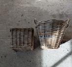 Set van 3 stuks rond en 3 stuks rechthoekig, Tuin en Terras, Bloempotten, Ophalen, Overige materialen, Tuin, Zo goed als nieuw