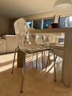 Italiaanse Design Stoel - Wit Kunststof, Ophalen, Kunststof, Wit, Design