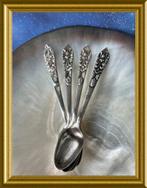 Djokja , yogya zilveren lepeltjes, 4 stuks, Antiek en Kunst, Antiek | Goud en Zilver, Ophalen of Verzenden, Zilver