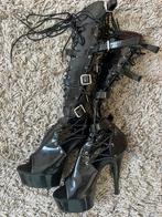 Pleaser Kinky Laarzen met riempjes maat 41, Ophalen of Verzenden, Hoge laarzen