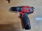 Milwaukee M12 CPD boormachine, Ophalen of Verzenden, Zo goed als nieuw, Boor- en Schroefmachine, Variabele snelheid