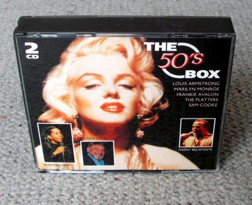 The 50's Box Original Artists – Hits 40 nrs 2CD 1988 ZGAN, Cd's en Dvd's, Cd's | Verzamelalbums, Zo goed als nieuw, Overige genres