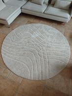 Rond Vloerkleed – 200 cm Radius – Excellent Condition, Ophalen, Beige, Rond, 200 cm of meer