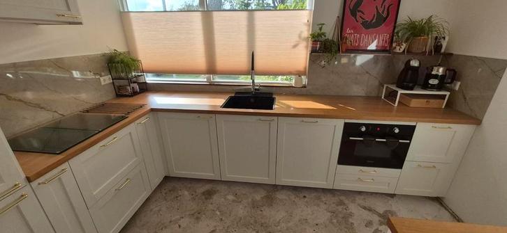 Keukenblad incl. gootsteen, Ikea, zo goed als nieuw!, Huis en Inrichting, Keuken | Keukenelementen, Zo goed als nieuw, Minder dan 100 cm