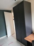 Ikea Pax kledingkast zwart met komplement verdelers, Huis en Inrichting, Kasten | Kledingkasten, Gebruikt, 100 tot 150 cm, 200 cm of meer