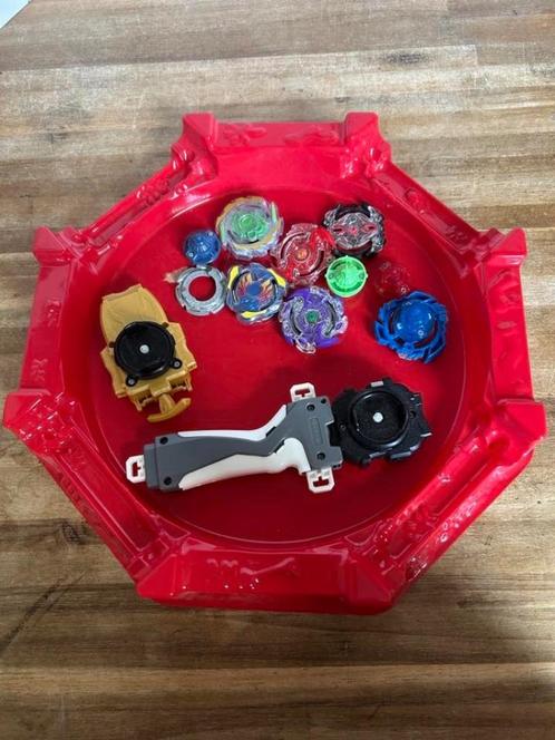 Spinning top set, Verzamelen, Speelgoed, Gebruikt, Ophalen of Verzenden