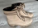 Leren veter boots 38, Kleding | Dames, Medicus, Beige, Lage of Enkellaarzen, Ophalen of Verzenden