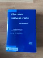 Uitspraken insolventierecht 2023, Ophalen of Verzenden, Beta, Gelezen, WO