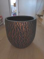 Ronde plantenpot met patroon, Overige materialen, Rond, Tuin, Zo goed als nieuw