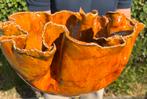 Grote oranje keramiek schaal, Antiek en Kunst, Ophalen of Verzenden