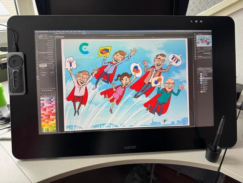 Wacom Cintiq 27QHD - Hele nette staat incl accessoires, Computers en Software, Tekentablets, Gebruikt, Bedraad, Ophalen