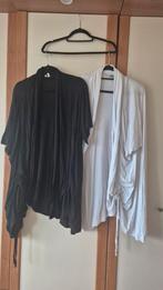 Mt 54 2x jasje vestje tricot wit en zwart, Ophalen of Verzenden, Zo goed als nieuw, Maat 46/48 (XL) of groter