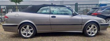 Klassieke Saab 9-3 2.0 T Cabrio 2001 Grijs beschikbaar voor biedingen