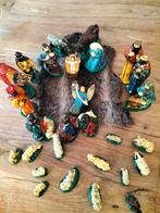 Mooie kerst groep van gips en handgeschilderd, Diversen, Kerst, Ophalen of Verzenden