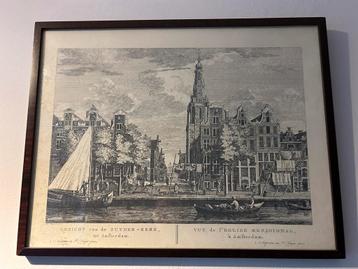 Antieke Ets Zuiderkerk Amsterdam beschikbaar voor biedingen