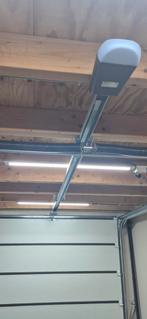 Garagedeur opener compleet met rail en afstandsbediening, Ophalen, Gebruikt, Garagedeur, 120 cm of meer