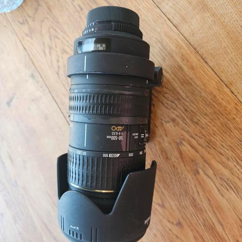 Sigma 50-500 voor Nikon, Audio, Tv en Foto, Fotografie | Lenzen en Objectieven, Zo goed als nieuw, Telelens, Ophalen of Verzenden