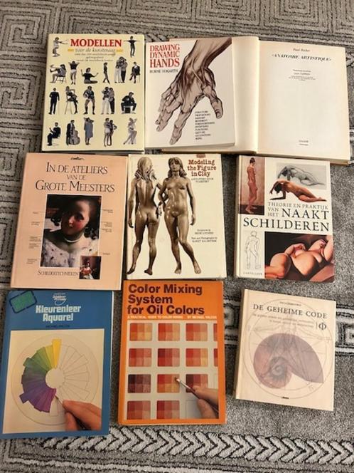 36 boeken over tekenen – en schilder (technieken), Hobby en Vrije tijd, Tekenen, Boek of Gids, Ophalen
