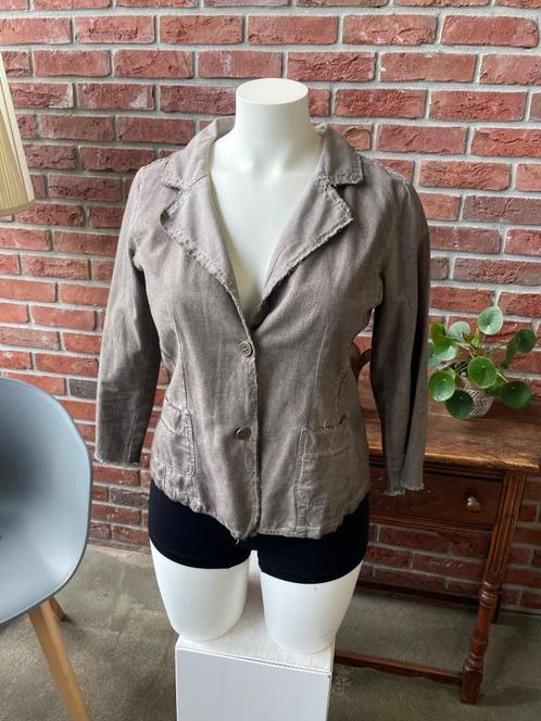 Gaaf jasje van Yest maat 42 L, Kleding | Dames, Jasjes, Kostuums en Pakken, Gedragen, Jasje, Maat 42/44 (L), Bruin, Ophalen of Verzenden