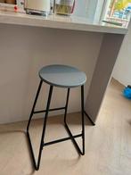 Barkruk nieuw grijs/zwart stevig, Huis en Inrichting, Barkrukken, Met voetsteun, 60 tot 90 cm, Ophalen of Verzenden, Zo goed als nieuw