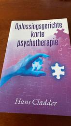 H. Cladder - Oplossingsgerichte korte psychotherapie, Boeken, Psychologie, H. Cladder, Ophalen of Verzenden