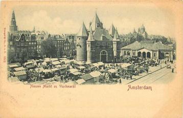 (377-394-019) Amsterdam Nieuwe Markt en Vischmarkt beschikbaar voor biedingen