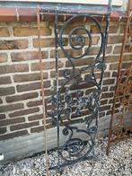 Brocante Frans gietijzeren rooster, Tuin en Terras, Ophalen, Sierhekwerk, IJzer