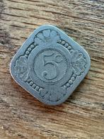 Zilveren Stuiver 1913 Wilhelmina, Zilver, Ophalen of Verzenden, Koningin Wilhelmina, Losse munt