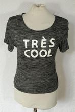Stoer grijs dames t-shirt.Mt XS.Merk Divided, ., Ophalen of Verzenden, Zo goed als nieuw, Korte mouw