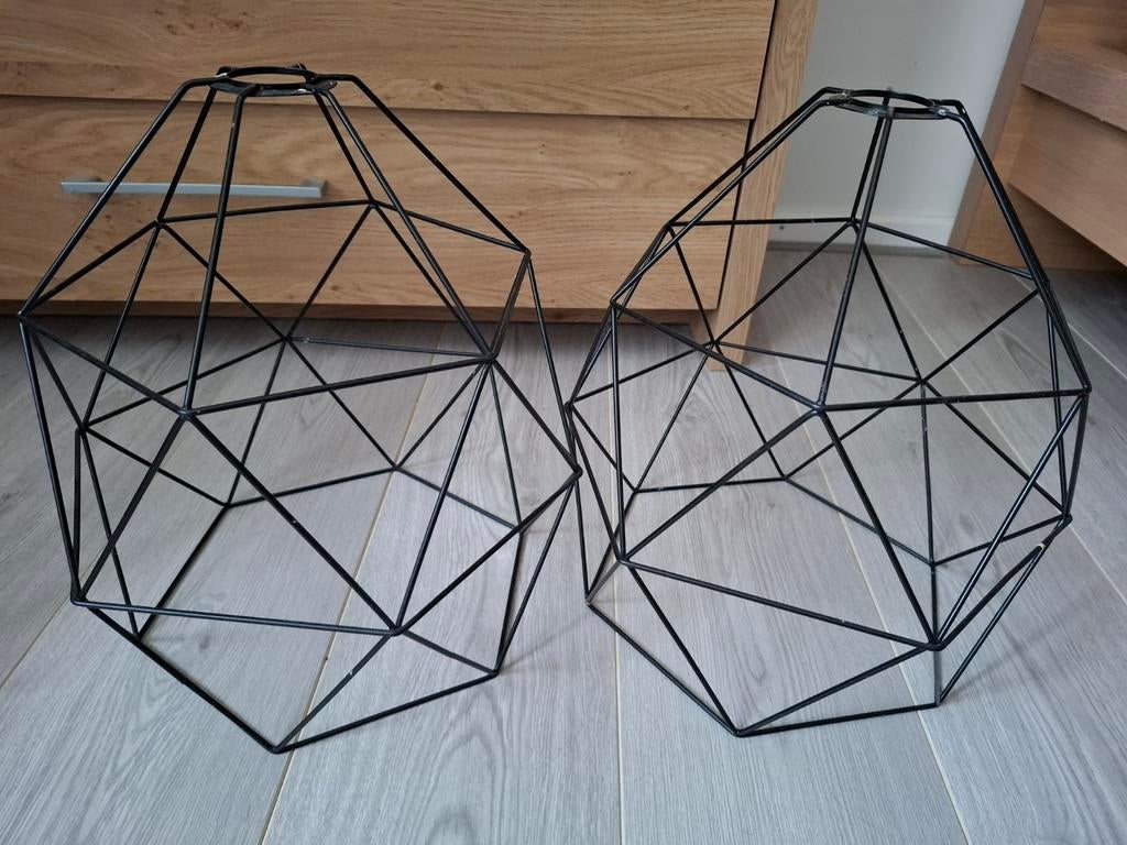 Lampenkappen, 25 tot 50 cm, Zwart, Rond, Ophalen of Verzenden