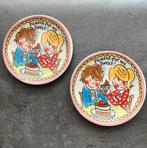 2 Blond Amsterdam Petit Four Bordjes, Huis en Inrichting, Keuken | Servies, Blond Amsterdam, Nieuw, Ophalen of Verzenden, Bord(en)