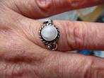 367/ verzilverde maansteen ringen, Sieraden, Tassen en Uiterlijk, Ringen, Nieuw, Ophalen of Verzenden, 17 tot 18, Met edelsteen