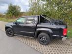 VW Amarok 2.0 TDI BlueMotion 5-persoons Grijs kenteken, Auto's, Bestelauto's, Euro 5, Zwart, Zwart, Leder