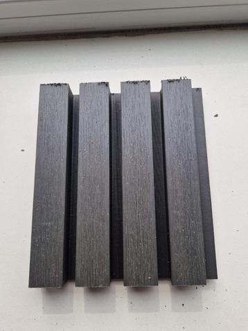 Wandpaneel composiet, rhombus plank grijs/antra, onderhoudsa beschikbaar voor biedingen