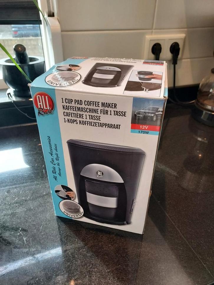 Koffiezetapparaat 12V voor auto/camper/vrachtwagen, Witgoed en Apparatuur, Koffiezetapparaten, Zo goed als nieuw, Koffiemachine